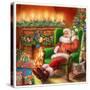 Santa-Art House Design-Stretched Canvas