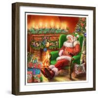 Santa-Art House Design-Framed Giclee Print