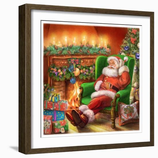 Santa-Art House Design-Framed Giclee Print