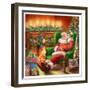 Santa-Art House Design-Framed Giclee Print