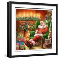 Santa-Art House Design-Framed Giclee Print