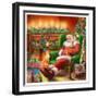 Santa-Art House Design-Framed Giclee Print