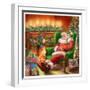 Santa-Art House Design-Framed Giclee Print