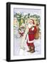 Santa-Art House Design-Framed Giclee Print