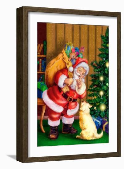 Santa-Art House Design-Framed Giclee Print