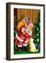 Santa-Art House Design-Framed Giclee Print