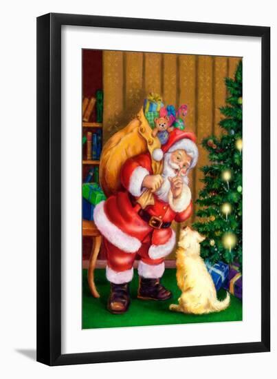 Santa-Art House Design-Framed Giclee Print