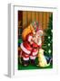 Santa-Art House Design-Framed Giclee Print