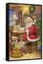 Santa-Art House Design-Framed Stretched Canvas