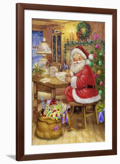 Santa-Art House Design-Framed Giclee Print