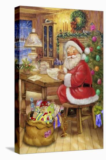 Santa-Art House Design-Stretched Canvas