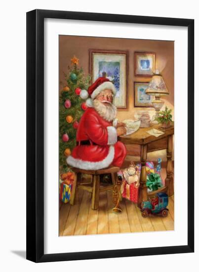 Santa-Art House Design-Framed Giclee Print