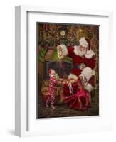 Santa-Santa’s Workshop-Framed Giclee Print