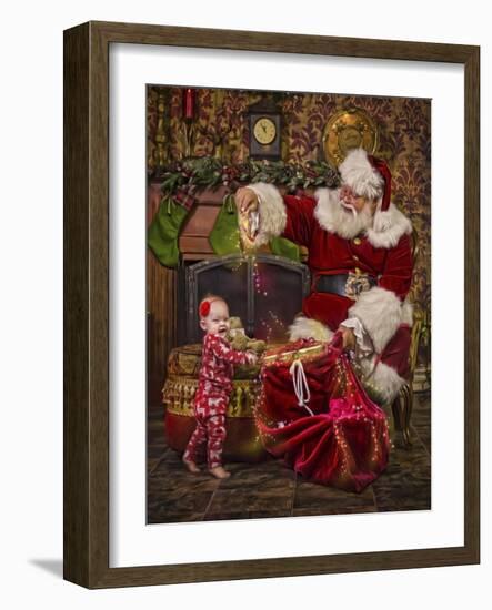 Santa-Santa’s Workshop-Framed Giclee Print