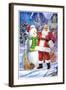 Santa-Art House Design-Framed Giclee Print