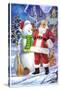 Santa-Art House Design-Stretched Canvas