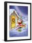 Santa-Art House Design-Framed Giclee Print