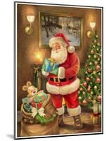 Santa-Art House Design-Mounted Giclee Print