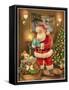 Santa-Art House Design-Framed Stretched Canvas