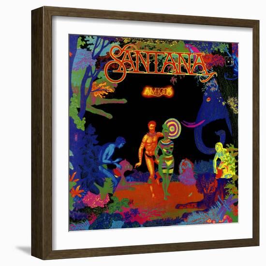 Santana: Amigos-null-Framed Premium Giclee Print