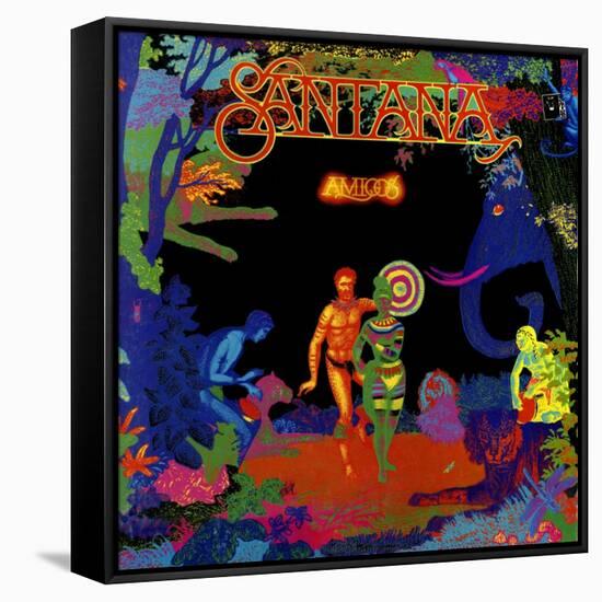 Santana: Amigos-null-Framed Stretched Canvas