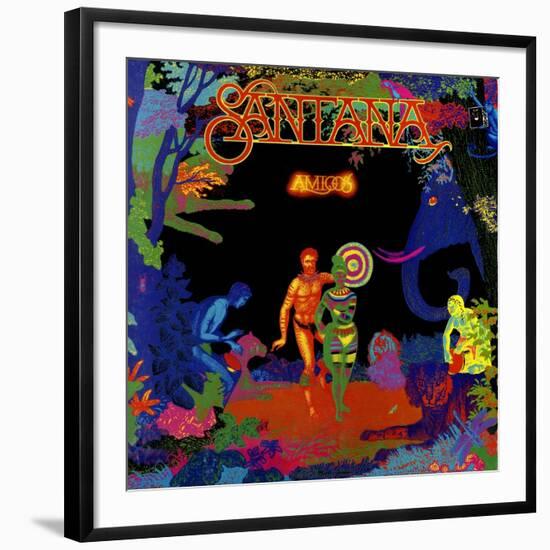 Santana: Amigos-null-Framed Premium Giclee Print