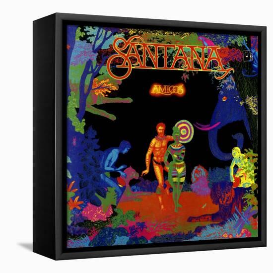 Santana: Amigos-null-Framed Stretched Canvas