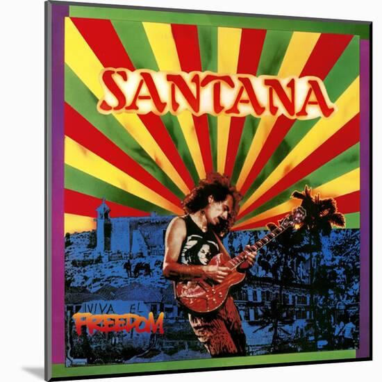 Santana: Freedom-null-Mounted Poster