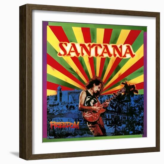 Santana: Freedom-null-Framed Premium Giclee Print