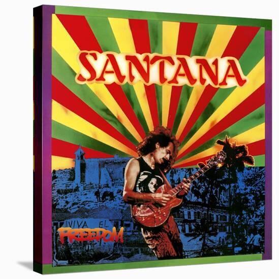 Santana: Freedom-null-Stretched Canvas