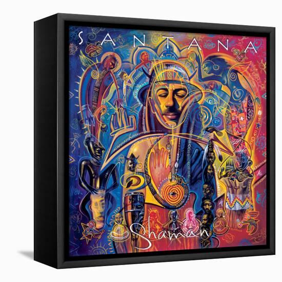 Santana: Shaman-null-Framed Stretched Canvas