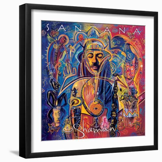 Santana: Shaman-null-Framed Premium Giclee Print