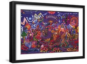 Santana: Supernatural-null-Framed Premium Giclee Print