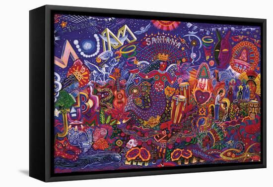 Santana: Supernatural-null-Framed Stretched Canvas