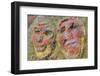 Santarem, Portugal. Comedy and tragedy carved in stone.-Julien McRoberts-Framed Photographic Print