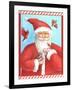 Santas Bird greeting-Melinda Hipsher-Framed Giclee Print