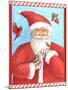 Santas Bird greeting-Melinda Hipsher-Mounted Giclee Print