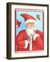 Santas Bird greeting-Melinda Hipsher-Framed Giclee Print