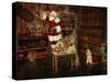 Santas Dogs-Santa’s Workshop-Stretched Canvas