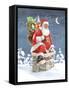 Santas List II-Beth Grove-Framed Stretched Canvas