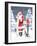 Santas List III-Beth Grove-Framed Art Print