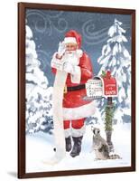 Santas List III-Beth Grove-Framed Art Print