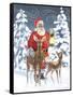Santas List IV-Beth Grove-Framed Stretched Canvas