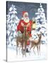Santas List IV-Beth Grove-Stretched Canvas