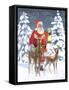 Santas List IV-Beth Grove-Framed Stretched Canvas