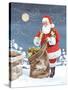 Santas List V-Beth Grove-Stretched Canvas
