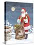 Santas List V-Beth Grove-Stretched Canvas