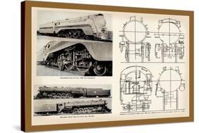 Sante Fe and Milwaukee Railroad-null-Stretched Canvas