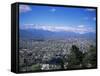 Santiago and the Andes Beyond, Chile, South America-Christopher Rennie-Framed Stretched Canvas