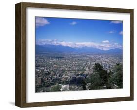 Santiago and the Andes Beyond, Chile, South America-Christopher Rennie-Framed Photographic Print